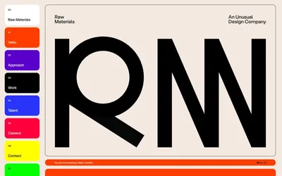 Raw Materials 网站预览