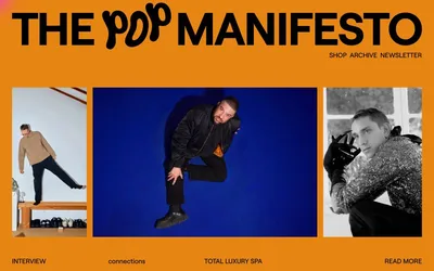 The Pop Manifesto 网站预览