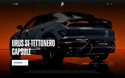 Lamborghini.com 网站预览