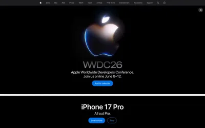 Apple 网站预览