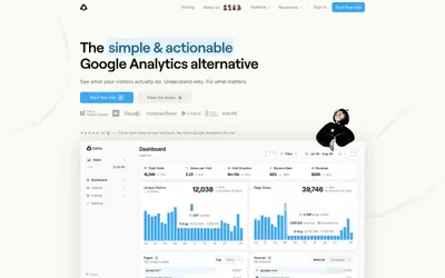 Seline Analytics 网站预览