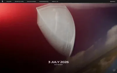 Ferrari 网站预览