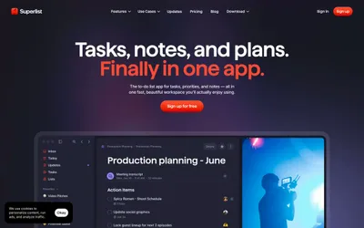 Superlist 网站预览
