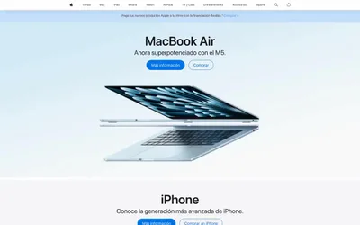 Apple (España) 网站预览