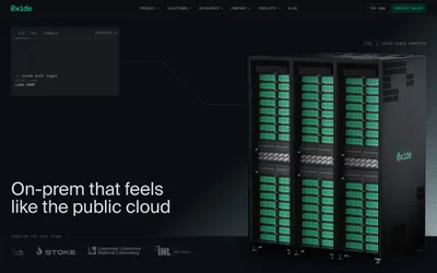 Oxide Computer Company 网站预览