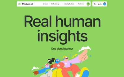 MindMarket 网站预览