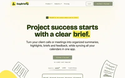 Say Briefly 网站预览