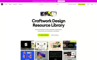 Craftwork 网站预览