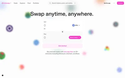 Uniswap 网站预览