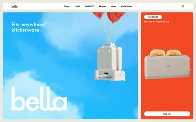 bella Kitchen Appliances 网站预览