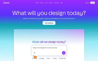 Canva 网站预览