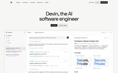 Devin 网站预览