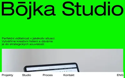 Bōjka Studio 网站预览