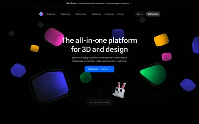 Spline 网站预览