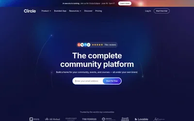 Circle 网站预览