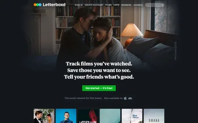 Letterboxd 网站预览