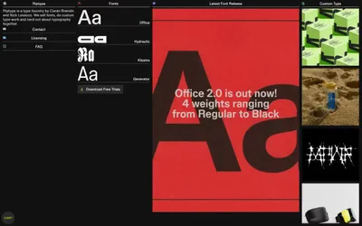 Riptype Foundry 网站预览