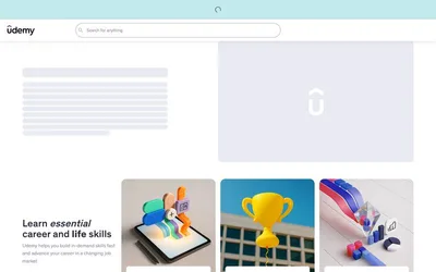 Udemy 网站预览