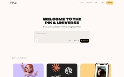 Pika 网站预览