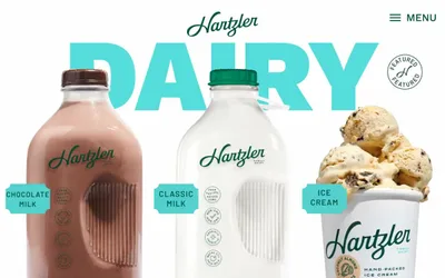 Hartzler Family Dairy 网站预览