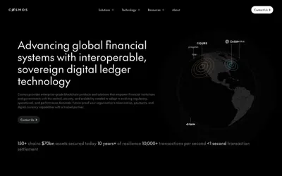 Cosmos Network 网站预览