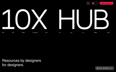 10X HUB 网站预览