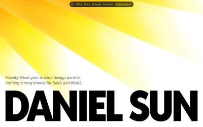 Daniel Sun 网站预览