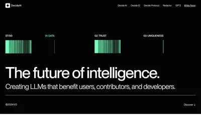 Decide AI 网站预览