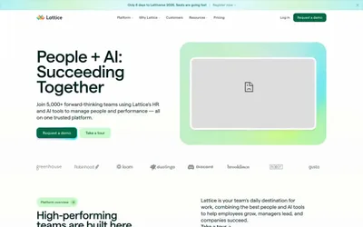 Lattice 网站预览