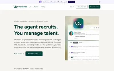 Workable 网站预览