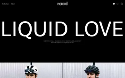 Raad Cycling 网站预览