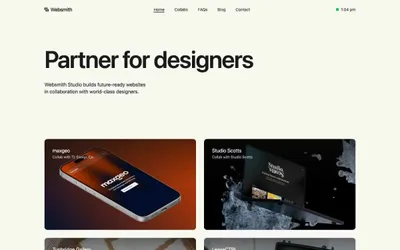 Websmith Studio 网站预览