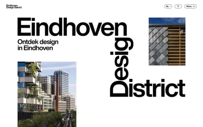 Eindhoven Design District 网站预览