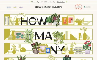 How Many Plants 网站预览