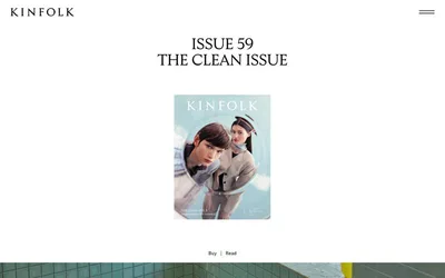 Kinfolk 网站预览