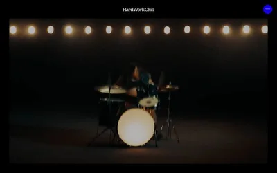 Hardworkclub 网站预览
