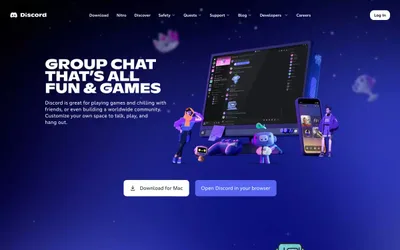 Discord 网站预览
