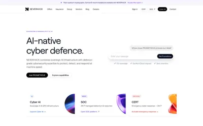NEVERHACK 网站预览
