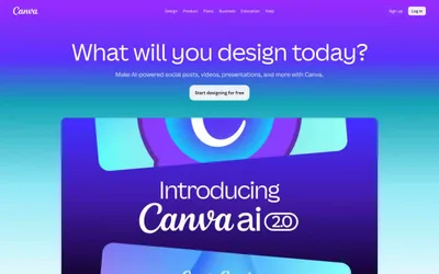 Canva 网站预览
