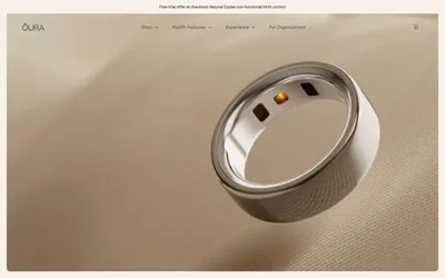 Oura Ring 网站预览