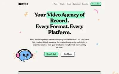 Hatch 网站预览