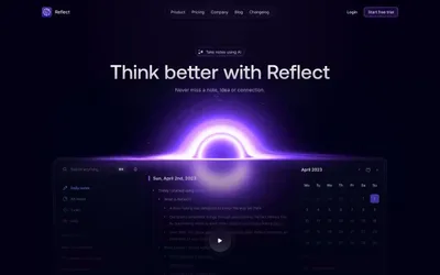 Reflect Notes 网站预览