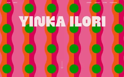 Yinka Ilori Studio 网站预览
