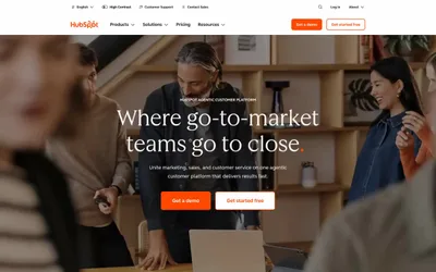 HubSpot 网站预览