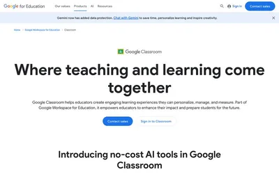Google for Education 网站预览