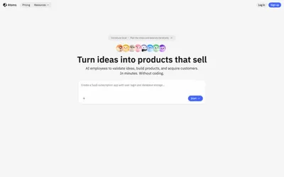 Atoms 网站预览