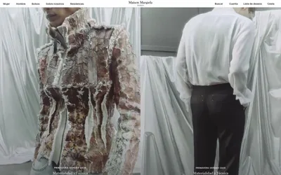 Maisonmargiela 网站预览
