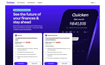 Quicken 网站预览