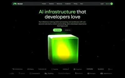 Modal 网站预览
