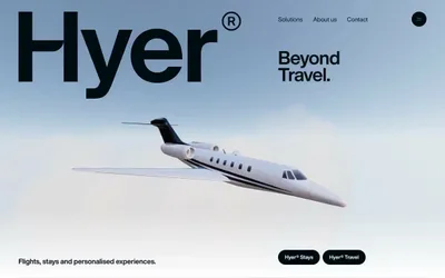 Hyer Aviation 网站预览